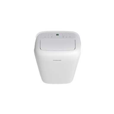 Toshiba 8,000 BTU / 6,000 SACC PORTABLE AIR CONDITIONER and Dehumidifier with Remote, Factory Refurbished, FOB KS