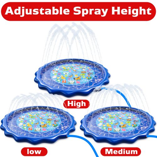 JOYIN 68" Alphabet Animals Sprinkler Pad, FOB KS