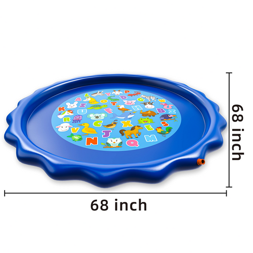 JOYIN 68" Alphabet Animals Sprinkler Pad, FOB KS