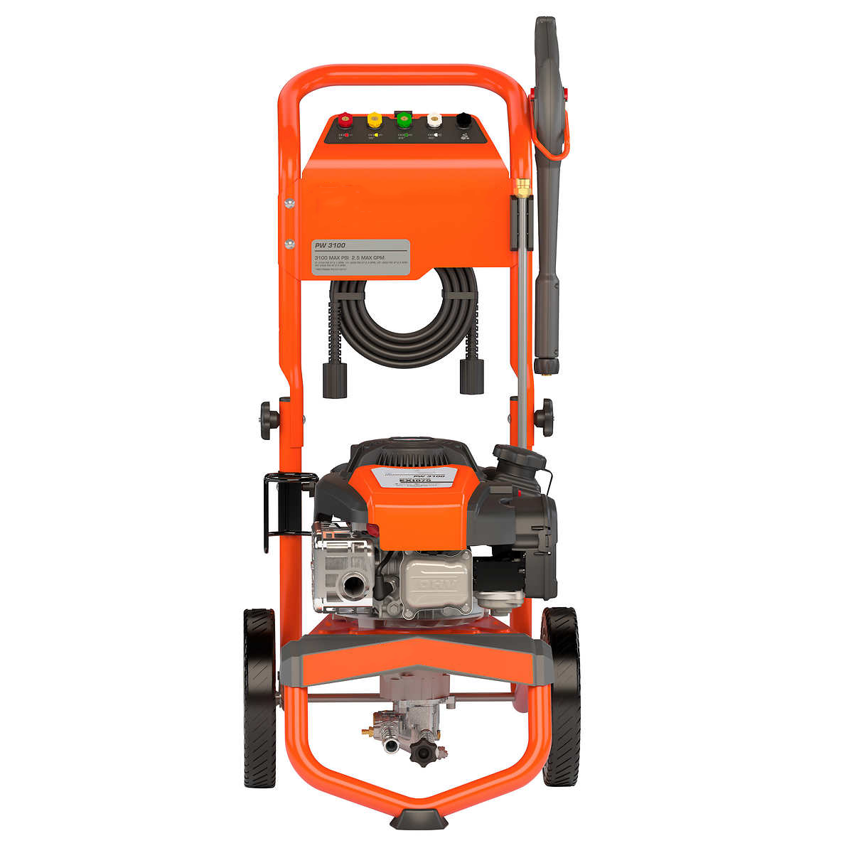 Murray 3,100 PSI 2.5 GPM Gas Pressure Washer with Briggs & Stratton Engine, Factory Refurbished, Brown Box, FOB KS