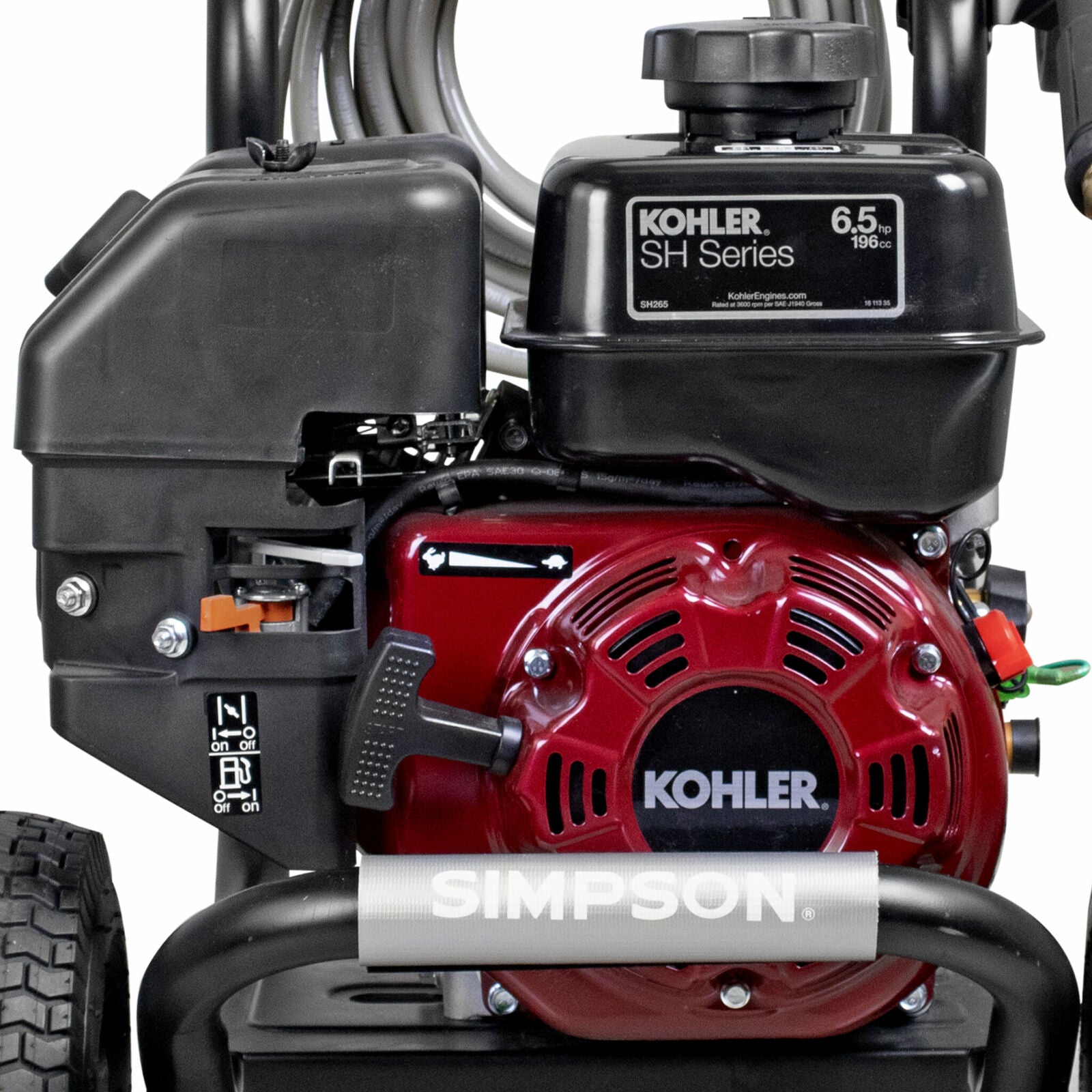 Simpson 3400 PSI Megashot Gas Pressure Washer with Kohler Engine, Factory Refurbished, FOB KS