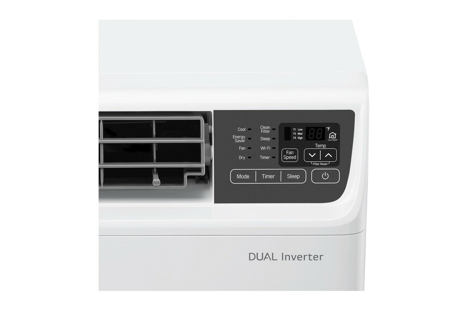 LG 14,000 BTU 115-Volt Window Air Conditioner, Factory Refurbished, FOB KS