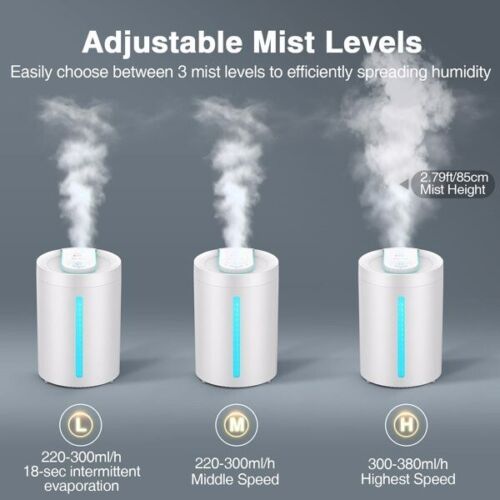 Mooka UHM-JS02 4L Top Fill Cool Mist Air Humidifier & Essential Oil Diffuser, FOB KS
