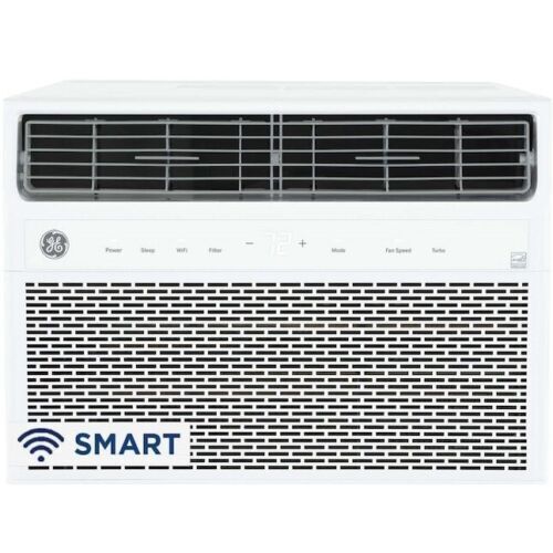 GE 10,000 BTU Window Smart Air Conditioner 115-Volt with Wifi, Remote Control, FOB KS