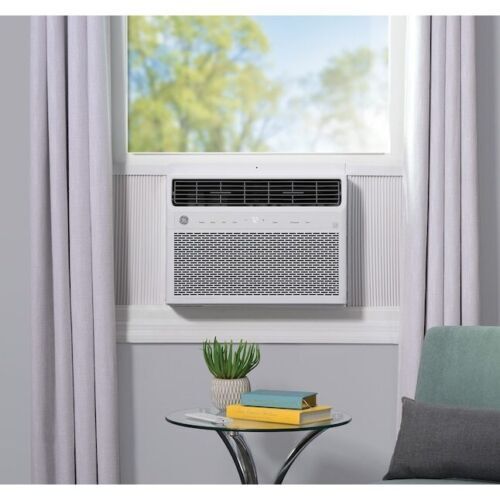 GE 10,000 BTU Window Smart Air Conditioner 115-Volt with Wifi, Remote Control, FOB KS