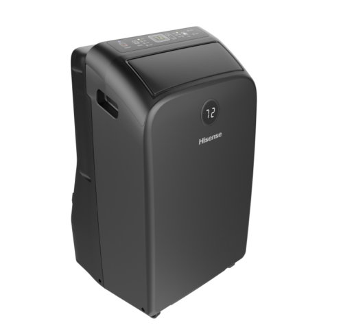 Hisense 10,000 SACC BTU 115-V Dual Hose Portable Air Conditioner with Heat and Remote, FOB KS