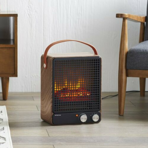 Better Homes & Gardens 1500W Portable Fan Fireplace, Factory Refurbished, FOB KS
