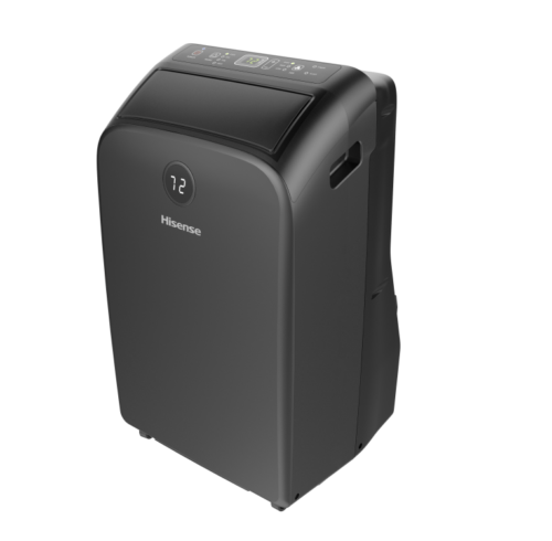 Hisense 10,000 SACC BTU 115-V Dual Hose Portable Air Conditioner with Heat and Remote, FOB KS