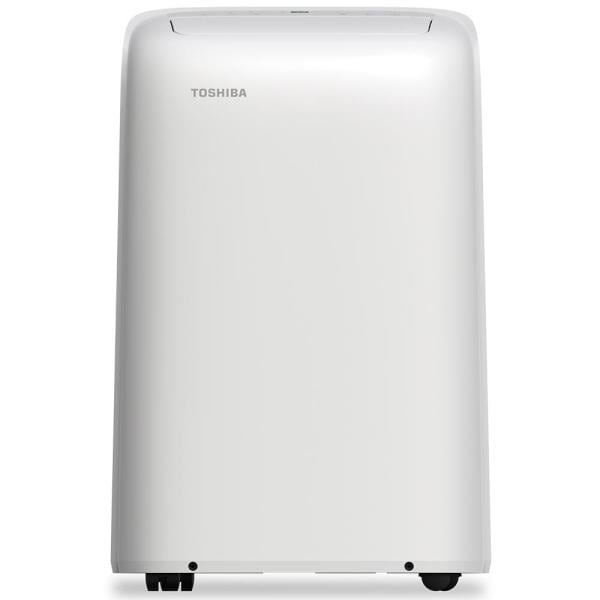 Toshiba 12,000 BTU (8,000 BTU, DOE) 115-Volt Portable AC with Dehumidifier Function and Remote Control in White, Factory Refurbished, FOB KS